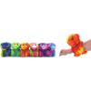 The Petting Zoo Tie Die Monkey Stuffed Animal Plushie Slap Bracelet, Gifts for Kids, Slapstix Wildlife Animals, Monkey Snap Bracelets, 9 inches (Purple)(Purple)