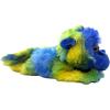 The Petting Zoo Tie Die Monkey Stuffed Animal Plushie Slap Bracelet, Gifts for Kids, Slapstix Wildlife Animals, Monkey Snap Bracelets, 9 inches (Purple)(Royal Blue)