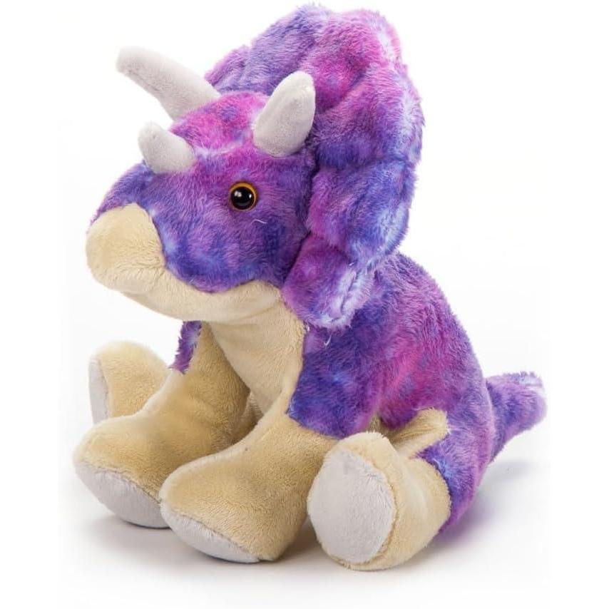 image:imageThe Petting Zoo Triceratops Stuffed Animal Plushie Gift for Kids Dinosaur Animals Triceratops Dinosaur Plush Toy with Sound 8 inch