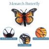 The Petting Zoo, Butterfly Stuffed Animal, Gifts for Girls, Wild Onez Orange Monarch Butterfly Plush Toy (20 inch), Large(20 inch)
