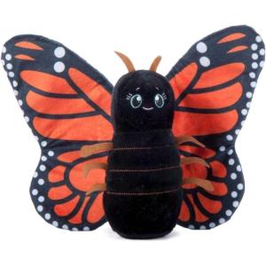 The Petting Zoo, Butterfly Stuffed Animal, Gifts for Girls, Wild Onez Monarch Butterfly Plush Toy, 12 in (Orange Monarch)